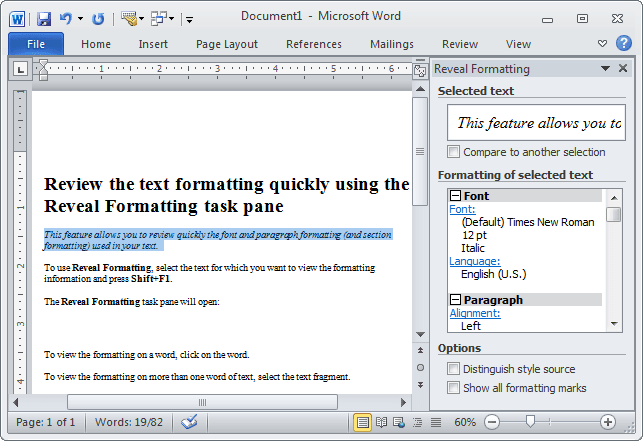 how to change the horizontal alignment in word 2016